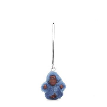 Kipling Sven Extra Small Iconic Monkey Keychain Accessories Blue Buzz | CA 1975NW